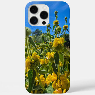 Funda iPhone 16 Pro Max hermosas flores amarillas de jaula de Jerusalén