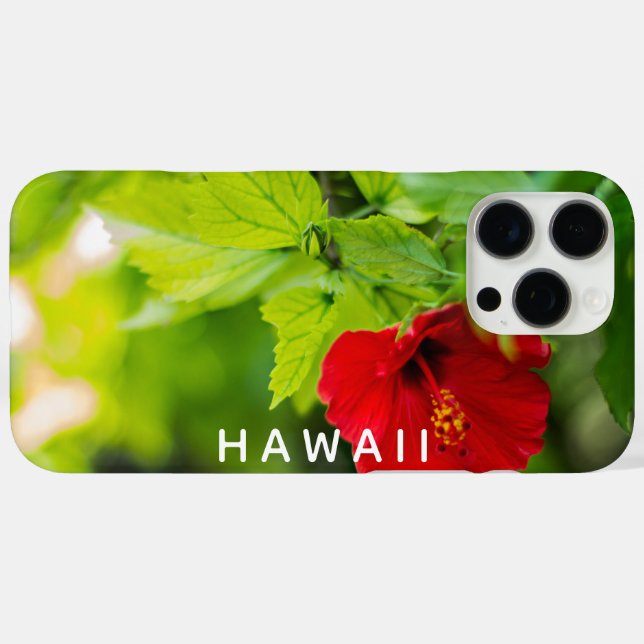 Funda iPhone 16 Pro Max Hibiscus Hawai Tropical Flower iPhone (Reverso  (Horizontal) )