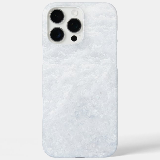 Funda iPhone 16 Pro Max Hielo y nieve texturados (Reverso )