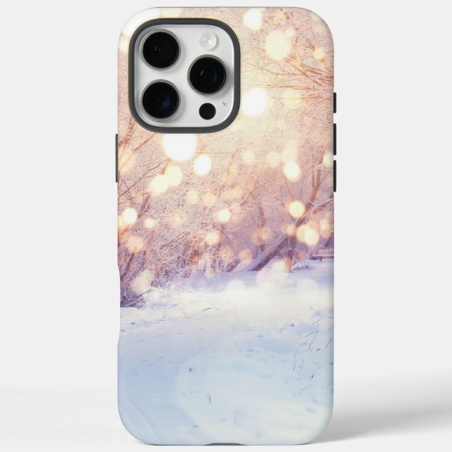Funda iPhone 16 Pro Max Hielo y nieve texturados (Reverso)