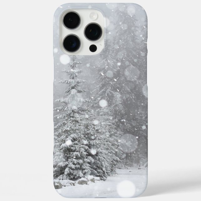 Funda iPhone 16 Pro Max Hielo y nieve texturados (Reverso )