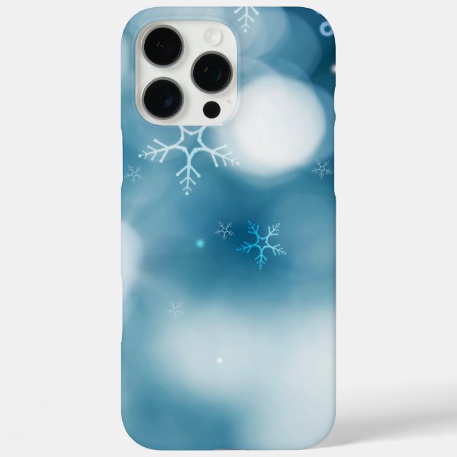 Funda iPhone 16 Pro Max Hielo y nieve texturados (Reverso )