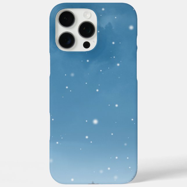 Funda iPhone 16 Pro Max Hielo y nieve texturados (Reverso )