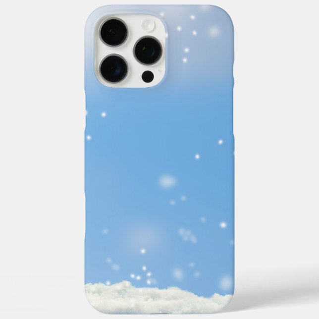 Funda iPhone 16 Pro Max Hielo y nieve texturados (Reverso )