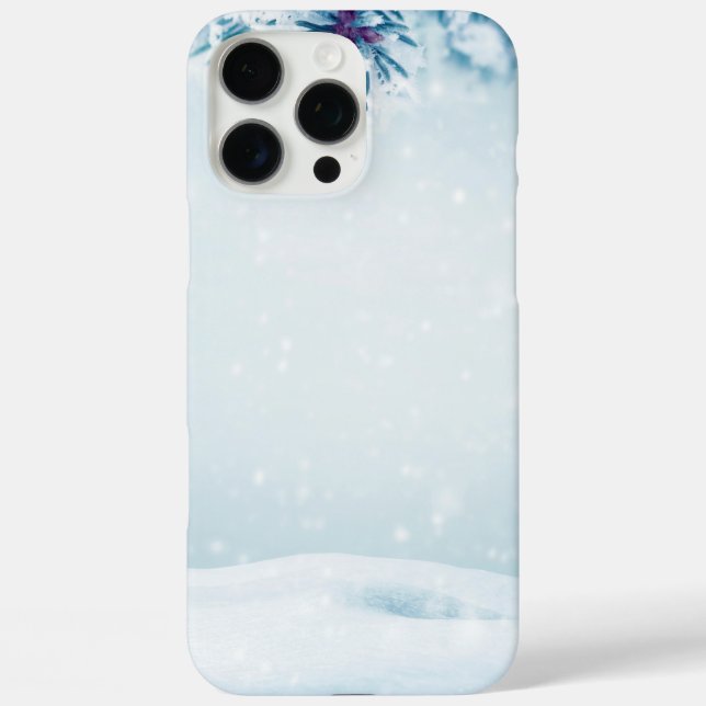 Funda iPhone 16 Pro Max Hielo y nieve texturados (Reverso )
