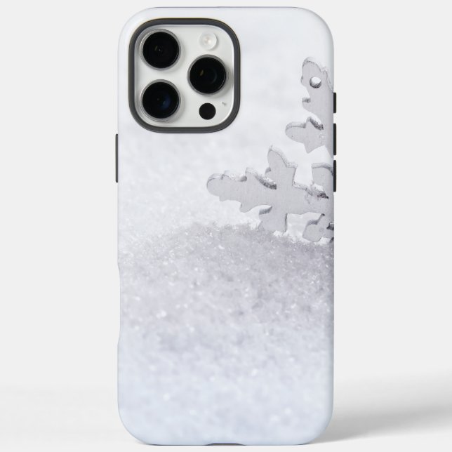 Funda iPhone 16 Pro Max Hielo y nieve texturados (Reverso)
