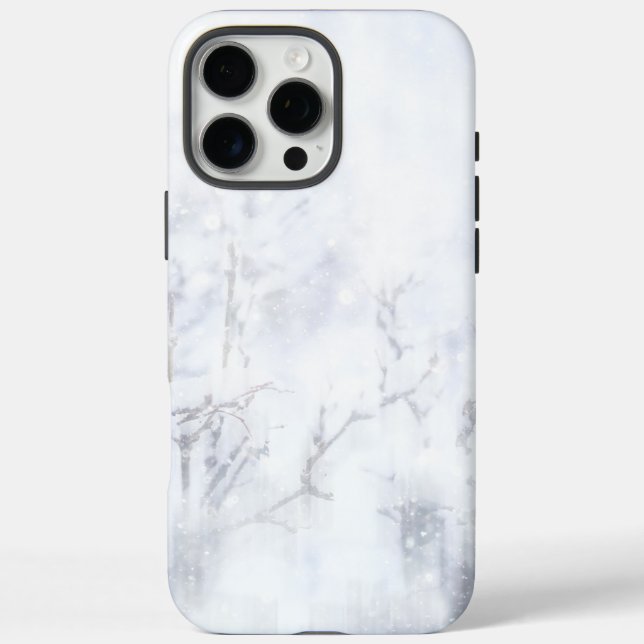 Funda iPhone 16 Pro Max Hielo y nieve texturados (Reverso)