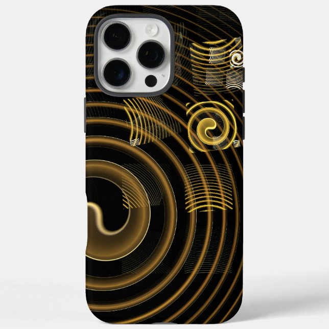 Funda iPhone 16 Pro Max Hipnosis Arte abstracto (Reverso)