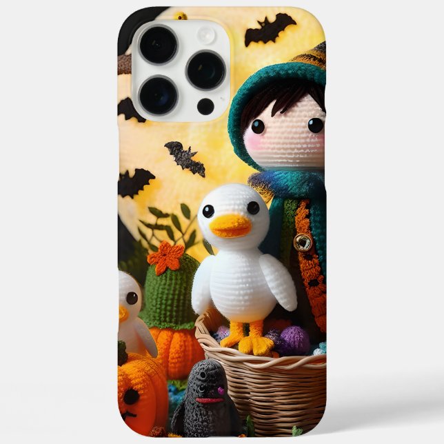 Funda iPhone 16 Pro Max Hora de Halloween (para él) (Reverso )