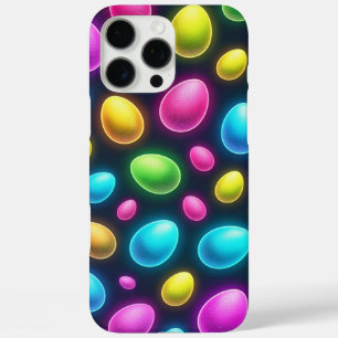 Funda iPhone 16 Pro Max Huevo de Pascua/Primavera de colores vivos/neón