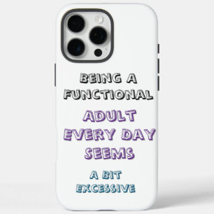 Funda iPhone 16 Pro Max Humor sobre las luchas de adulación
