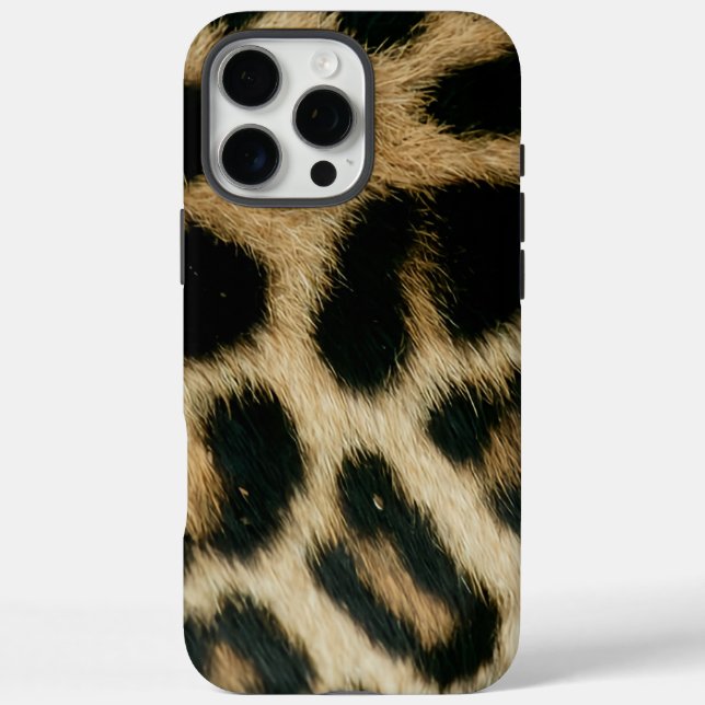 Funda iPhone 16 Pro Max Impresión de leopardo (Reverso)