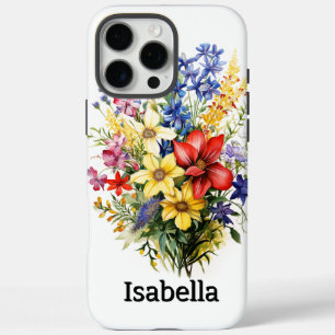 Funda iPhone 16 Pro Max Impresionante ramo de flores variadas