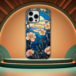 Funda iPhone 16 Pro Max Inspirado en el Arte Nuevo Floral