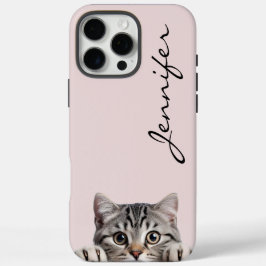Funda iPhone 16 Pro Max iPhone de Cat Cute con estilo