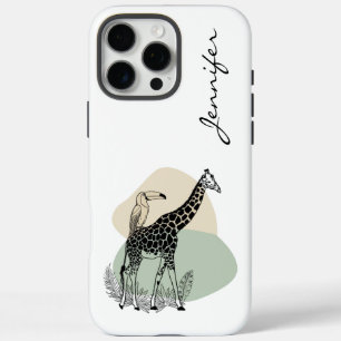 Funda iPhone 16 Pro Max iPhone Giraffe moderno