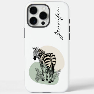 Funda iPhone 16 Pro Max iPhone Zebra moderna