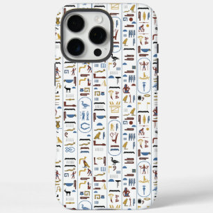 Funda iPhone 16 Pro Max Jeroglíficos egipcios antiguos Faraón Egipto Arte