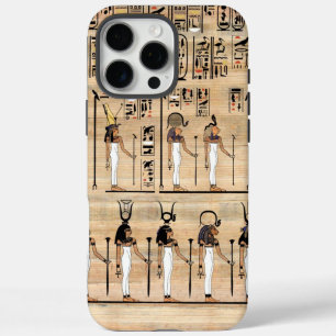 Funda iPhone 16 Pro Max Jeroglifos Egipcios Antiguos Sobre Papiro