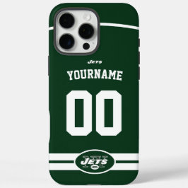 Funda iPhone 16 Pro Max Jets personalizados Fútbol Americano Jersey