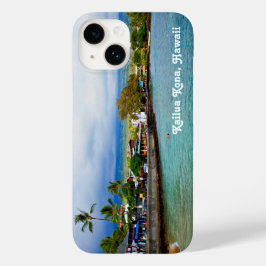 Funda iPhone 16 Pro Max Kailua Kona Pier Hawaii pintura al óleo arte digit