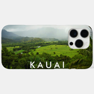 Funda iPhone 16 Pro Max Kauai, Hawaii Paisaje Escenario con texto
