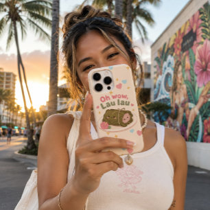 Funda iPhone 16 Pro Max Kawaii Hawái - OH WOW LAU LAU