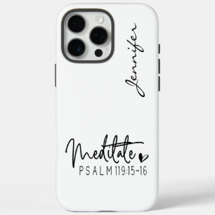 Funda iPhone 16 Pro Max La Biblia Minimalista moderna contra el iPhone sal