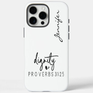 Funda iPhone 16 Pro Max La Biblia Minimalista moderna frente a los proverb