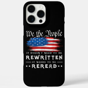 Funda iPhone 16 Pro Max La Constitución de la Bandera de Estados Unidos ne