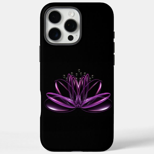 Funda iPhone 16 Pro Max La flor del loto (Reverso)