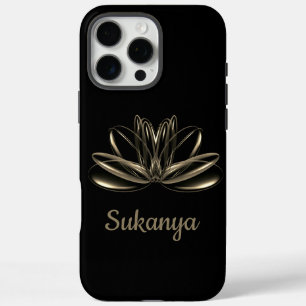 Funda iPhone 16 Pro Max La flor del loto personalizada