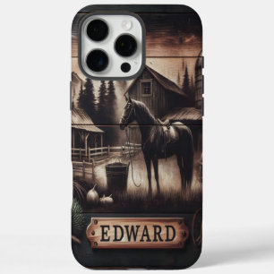 Funda iPhone 16 Pro Max La granja rústica de Edward