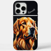 La mirada de Golden Retriever