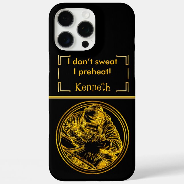 Funda iPhone 16 Pro Max La precisión del soldador (Reverso )