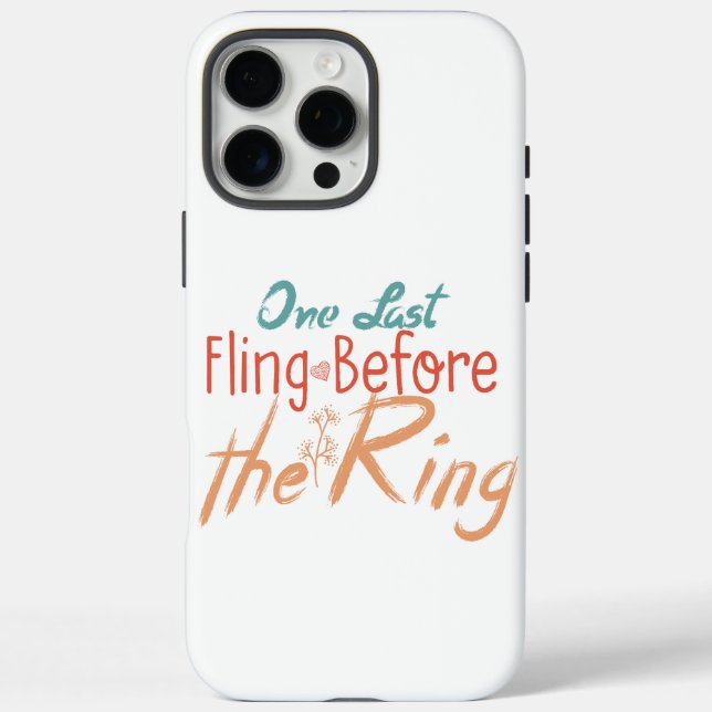 Funda iPhone 16 Pro Max La última celebración antes del matrimonio (Reverso)