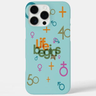 Funda iPhone 16 Pro Max La vida comienza en (Personaliza)