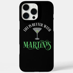 Funda iPhone 16 Pro Max La vida es mejor con Martinis