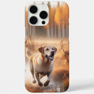 Funda iPhone 16 Pro Max Labrador/perro en la caza de pato en otoño