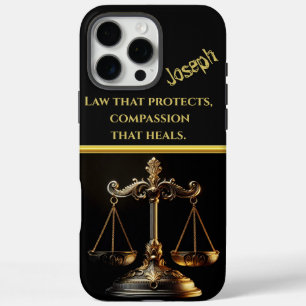 Funda iPhone 16 Pro Max Lady Justice con Scales Art