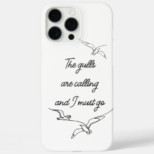 Funda iPhone 16 Pro Max Las gaviotas están llamando y debo ir Arte de gavi