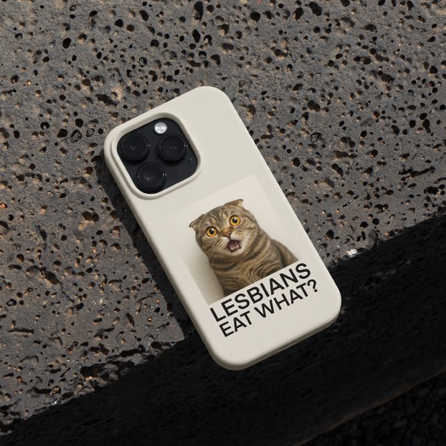 Funda iPhone 16 Pro Max Las lesbianas comen qué divertido (Subido por el creador)