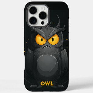 Funda iPhone 16 Pro Max Lechuza gruñón personalizada