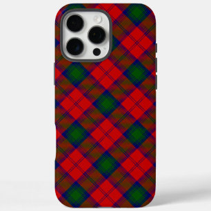 Funda iPhone 16 Pro Max Lindsay tartan green platillo rojo