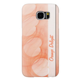 Funda iPhone 16 Pro Max Línea de resumen de corazón de Naranja sedoso