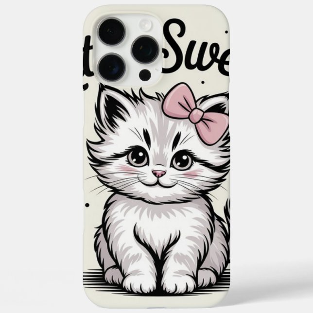Funda iPhone 16 Pro Max Little Sweet Kitty (Reverso )