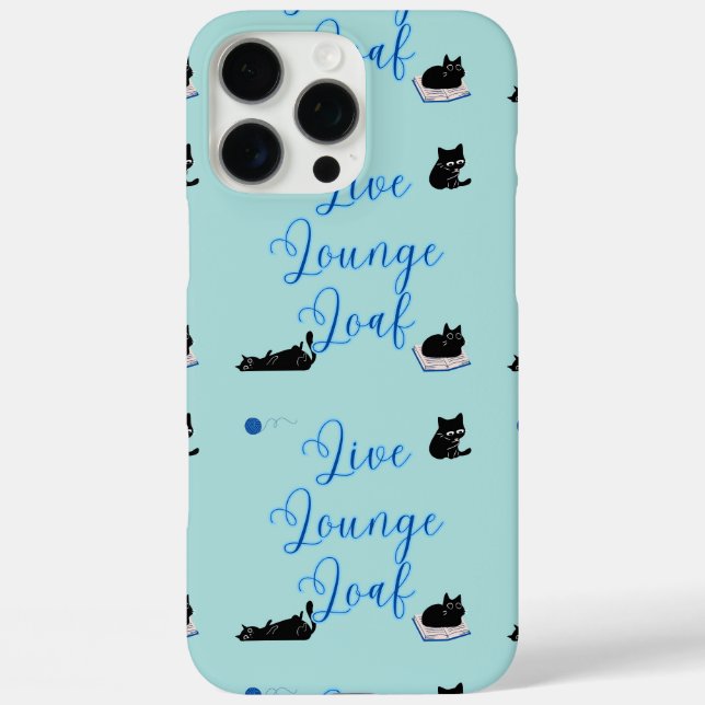 Funda iPhone 16 Pro Max Live Lounge Loaf Cats (Reverso )
