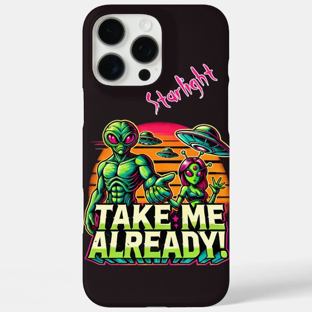 Funda iPhone 16 Pro Max ¡Llévame a Aventuras Cósmicas! (Reverso )