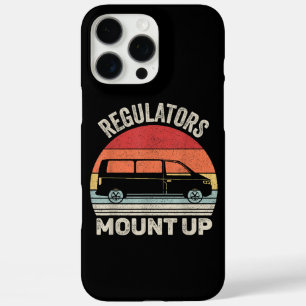 Funda iPhone 16 Pro Max Los anticuados reguladores de la retro montan a un