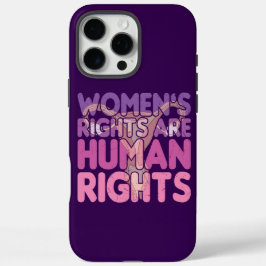 Funda iPhone 16 Pro Max Los derechos de la mujer son derechos humanos